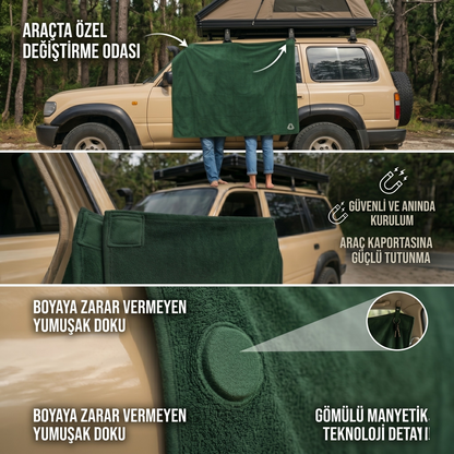 The Magnetic Havlu - Kum Tutmaz Kumaş